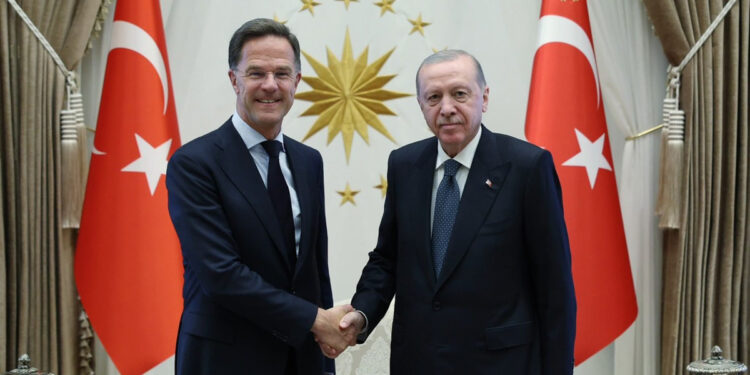 Cumhurbaşkanı Erdoğan, NATO Genel Sekreteri Rutte ile Buluştu