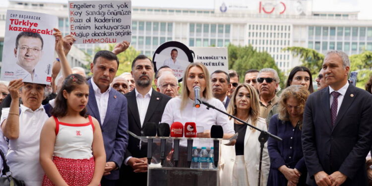 Dilek Kaya İmamoğlu: Ekrem İmamoğlu’na savunma hakkı verilmedi, susturuldu