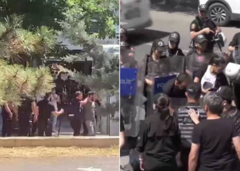 Ankara’da NATO Zirvesi protestosuna polis müdahalesi