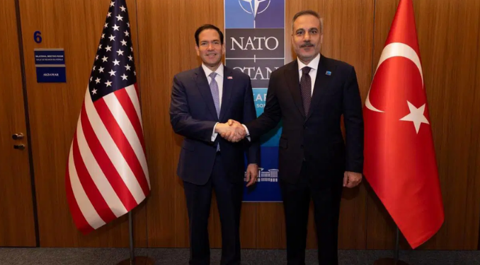 Hakan Fidan, ABD’li Mevkidaşı Marco Rubio ile Bir Araya Geldi