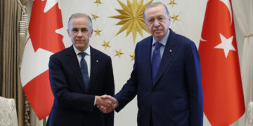 Cumhurbaşkanı Erdoğan, Kanada Başbakanı Carney ile Bir Araya Geldi