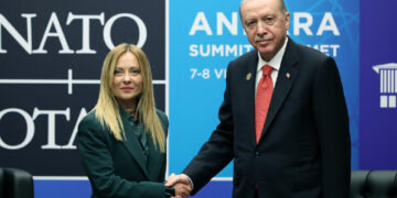 Cumhurbaşkanı Erdoğan, İtalya Başbakanı Meloni ile görüştü